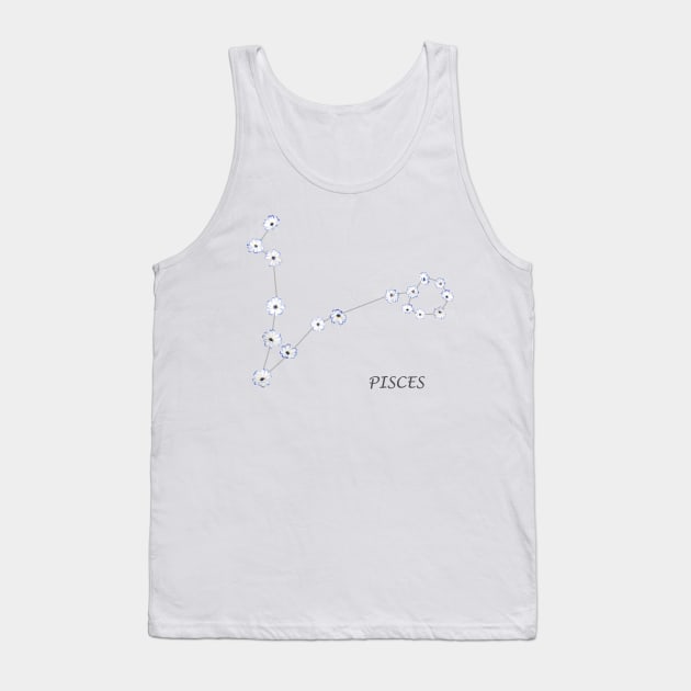 PISCES zodiac sign Tank Top by colorandcolor